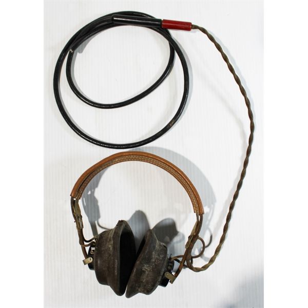 WWII AMERICAN SIGNAL CORP. HEADPHONES