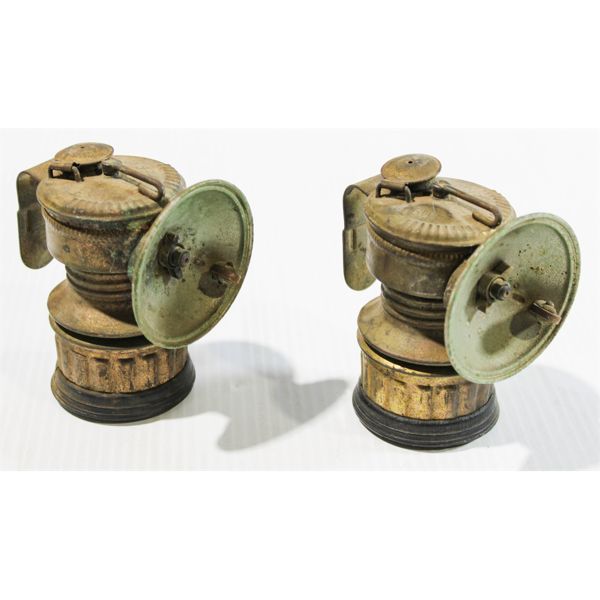 TWO VINT. UNIVERSAL MINERS LAMPS