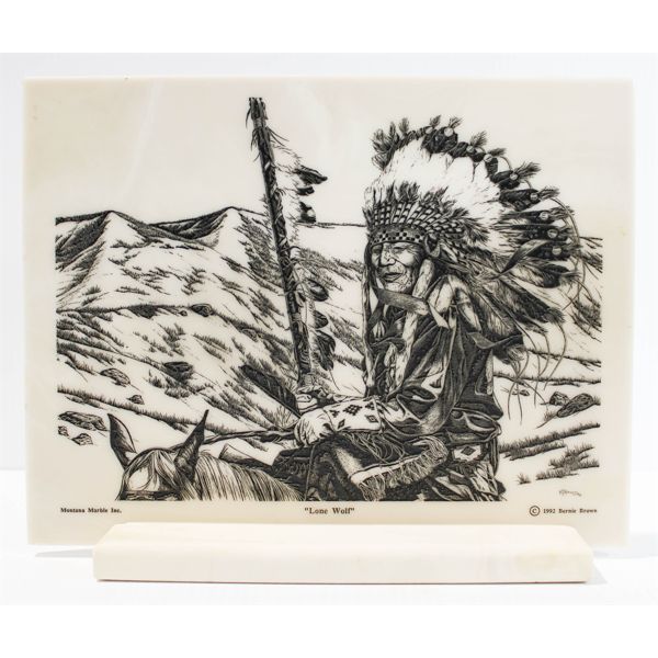 MARBLE "LONE WOLF" 1992 BERNIE BROWN 
