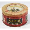 Image 1 : VINT. MOUNTIE FINE CUT TOBACCO TIN W/ ASH TRAY TOP