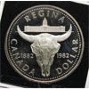 Image 1 : 1982 REGINA CANADA PROOF SILVER DOLLAR