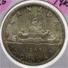 Image 1 : 1965 CANADIAN SILVER VOYAGEUR DOLLAR