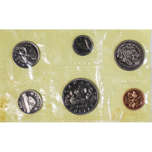 1969 CANADA PROOF MINT SEALED COIN SET