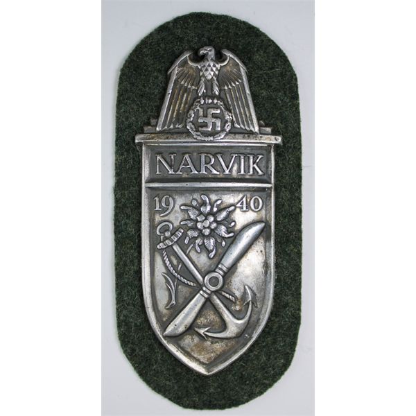 WWII GERMAN LUFTWAFFE NARVIK CAMPAIGN SHIELD