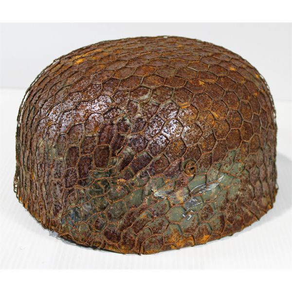 VERY RARE WWII GERMAN MILITARY PARATROOPER HELMET
