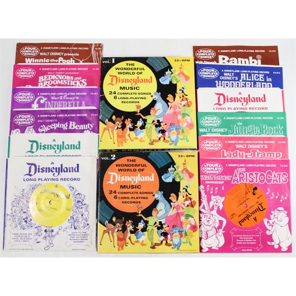 DISNEYLAND MUSIC 48 SONGS / 12 LONG PLAY RECORDS 