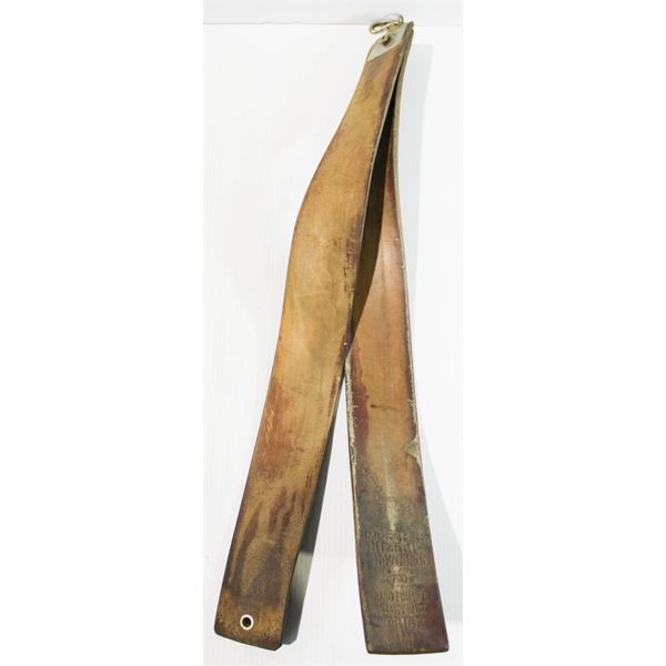 VINT. LEATHER BLADE SHARPENING STRAP