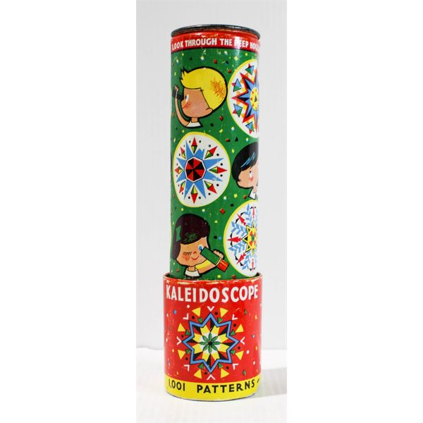 VINT. 1,001 PATTERN TIN KALEIDOSCOPE