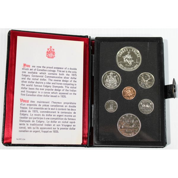 1975 ROYAL CANADIAN MINT PROOF COIN SET