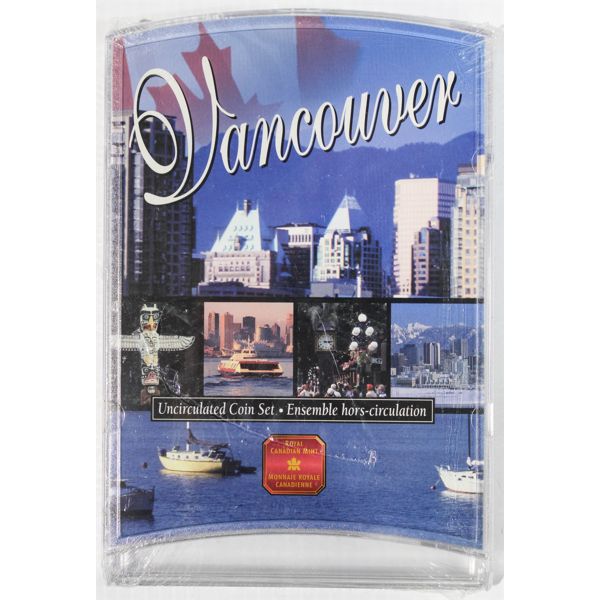 SEALED ROYAL CANADIAN MINT VANCOUVER UNC COIN SET