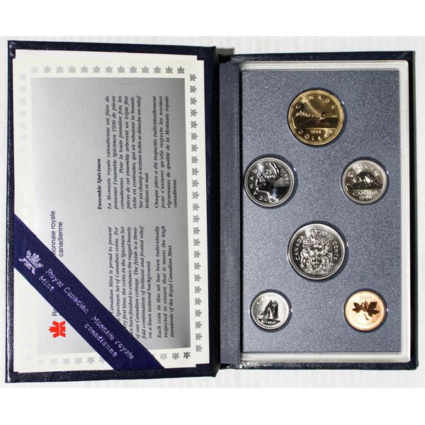 1996 ROYAL CANADIAN MINT PROOF COIN SET