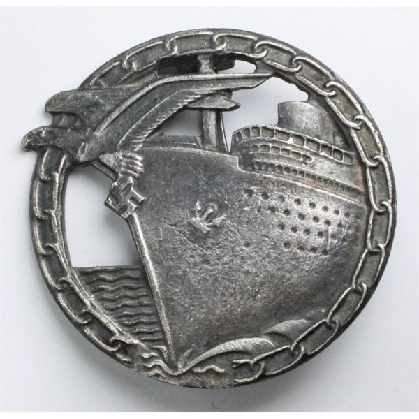 WWII GERMAN BLOCKADE RUNNER BADGE