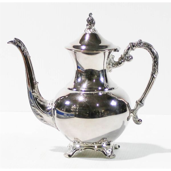 WM ROGERS SILVER-PLATED TEA POT