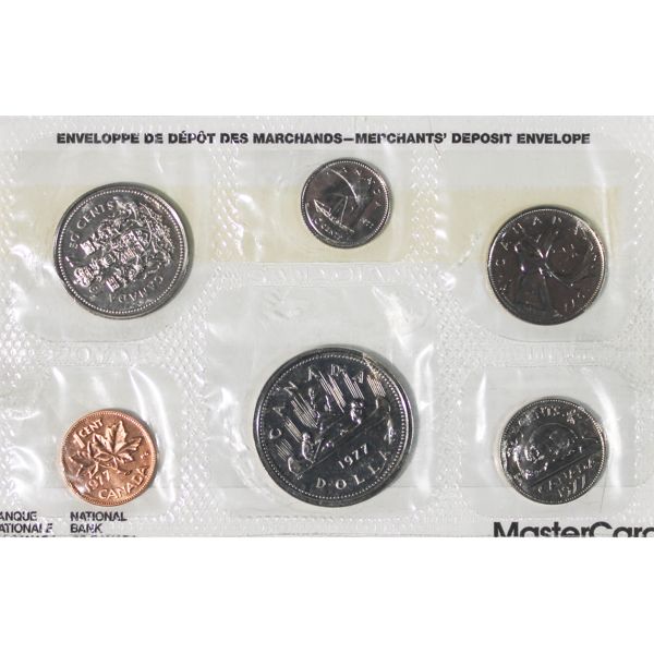 1977 CANADIAN PROOF MINT SEALED COIN SET