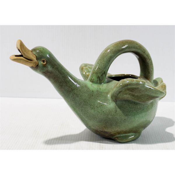 POTTERY GOOSE WATERING JUG