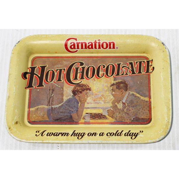 CARNATION HOT CHOCOLATE ROLLING TRAY