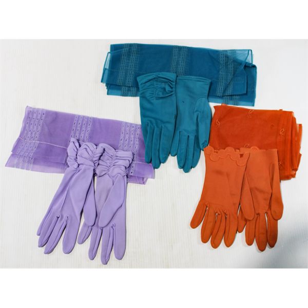 3 PAIRS OF VINTAGE LADIES DRESS GLOVES