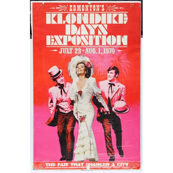 1970 EDMONTON KLONDIKE DAYS EDMONTON POSTER