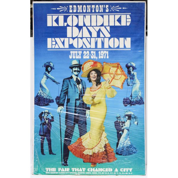 1971 EDMONTON KLONDIKE DAYS EDMONTON POSTER