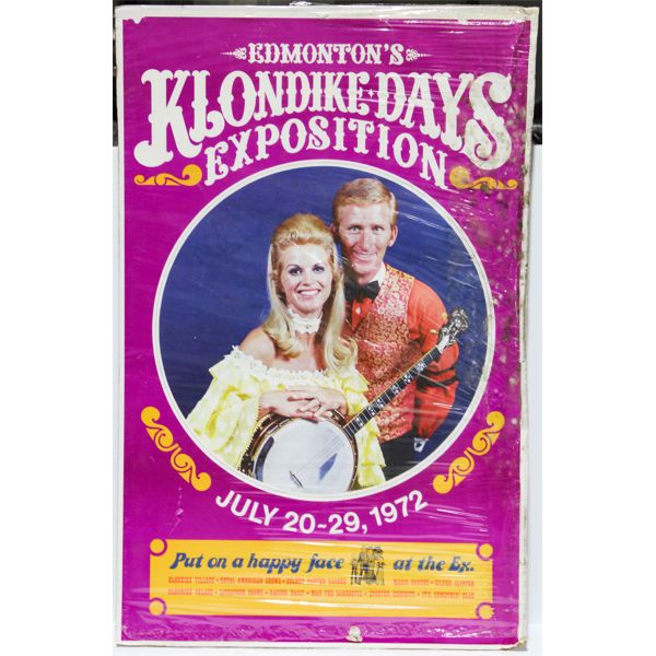 1972 EDMONTON KLONDIKE DAYS EDMONTON POSTER