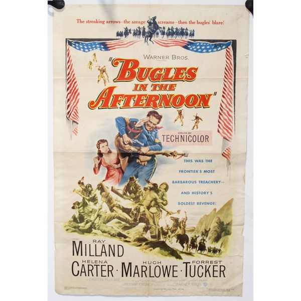 1952 BUGLES IN THE AFTERNOON MOVIE POSTER