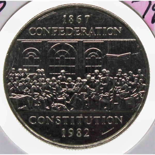 1867-1982 CANADIAN CONSTITUTION DOLLAR