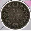 Image 1 : 1899 NEWFOUNDLAND SILVER HALF DOLLAR