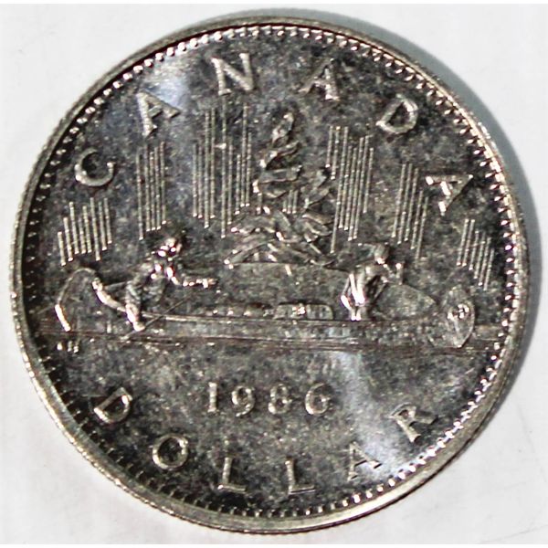 1986 CANADIAN VOYAGEUR DOLLAR