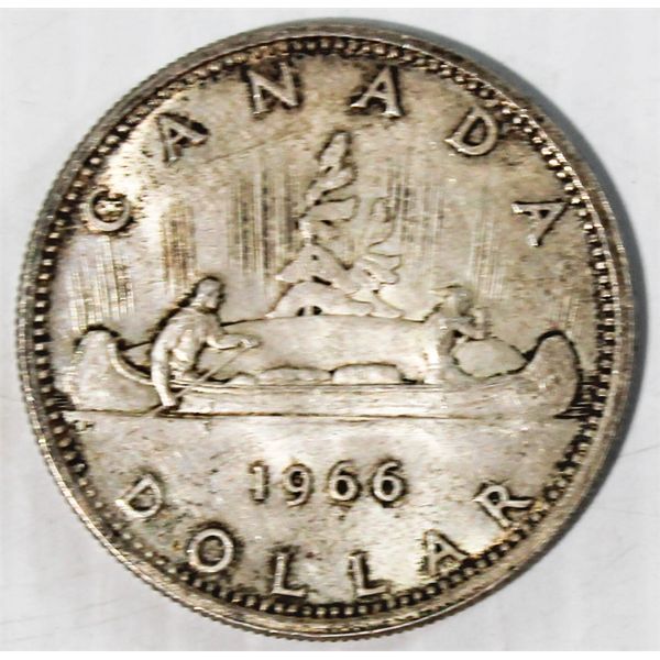 1966 CANADIAN SILVER VOYAGEUR DOLLAR