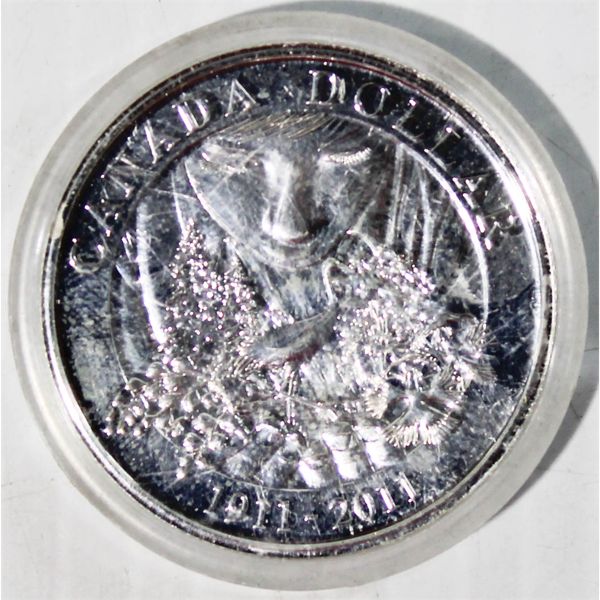 1911 - 2011 CANADIAN PARKS SILVER DOLLAR