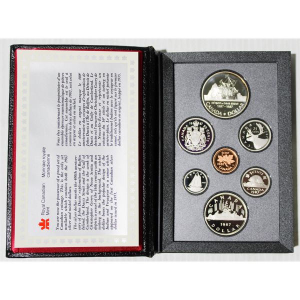 1987 RCM DOUBLE DOLLAR SILVER COIN SET