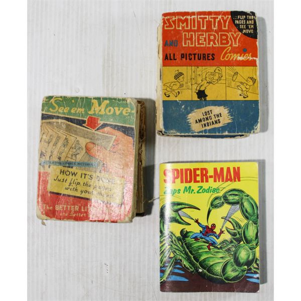 3 VINT. POCKET BOOKS INC. SPIDER-MAN