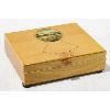 Image 3 : WOOD JEWELRY BOX W/ VINT. MAKEUP COMPACTS