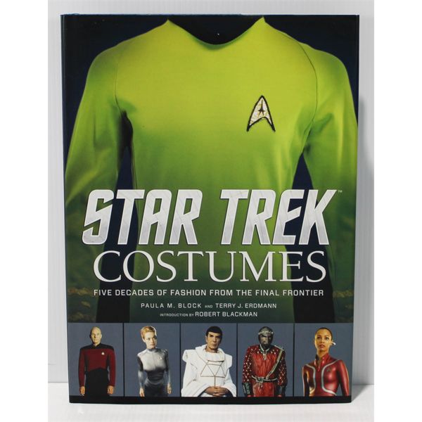 STAR TREK COSTUMES CARD COVER ART BOOK