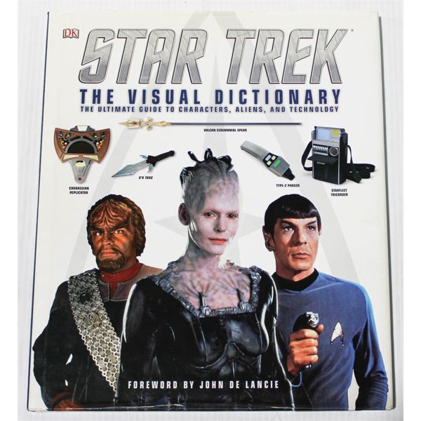 STAR TREK THE VISUAL DICTIONARY HARD COVER BOOK