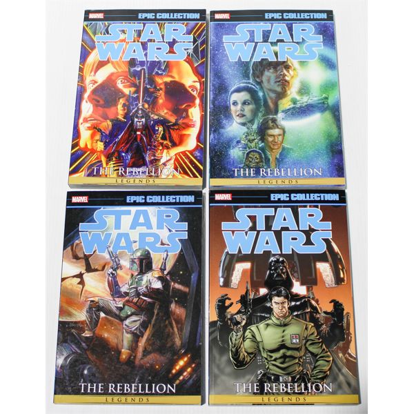 2016 MARVEL STAR WARS THE REBELLION VOL. 1-4 NOVELS