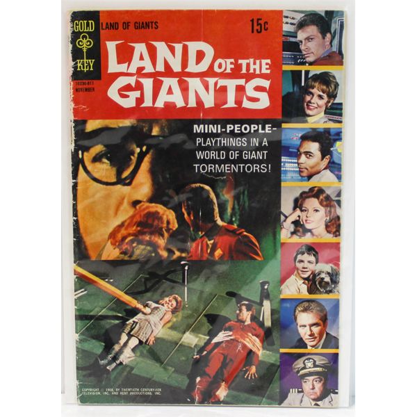 GOLD KEY LAND OF THE GIANTS 15¢ COMIC BOOK