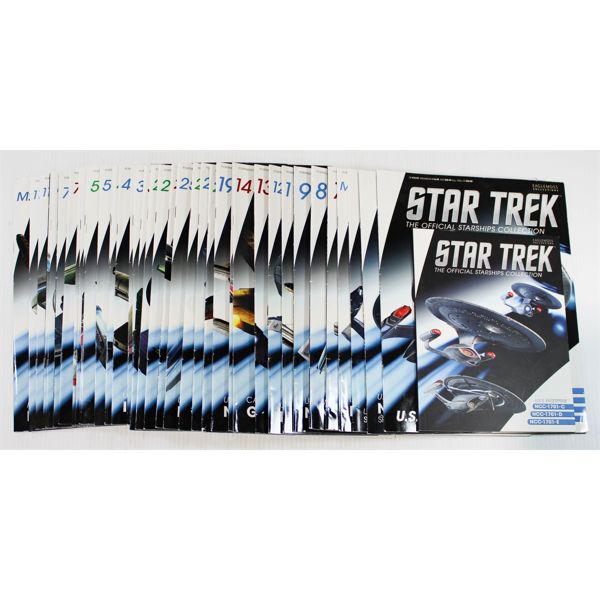 39 ASSORT. STAR TREK SHIP COLLECTION MAGAZINES