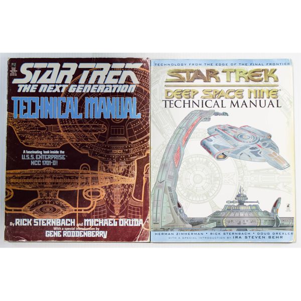 PAIR OF STAR TREK TECHNICAL MANUALS