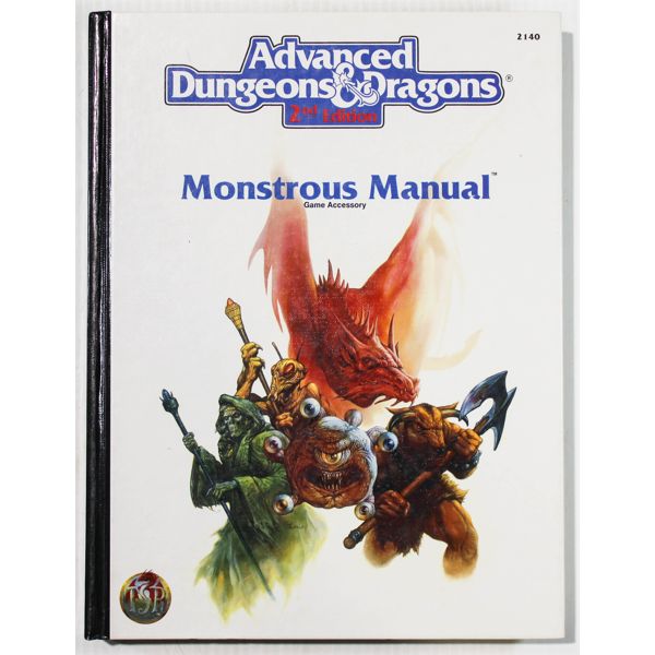 ADVANCED D&D 2ND EDTION MONSTER MANUAL