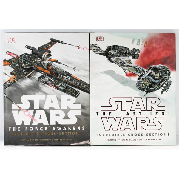 STAR WARS INCREDIBLE CORSS-SECTIONS ART BOOKS
