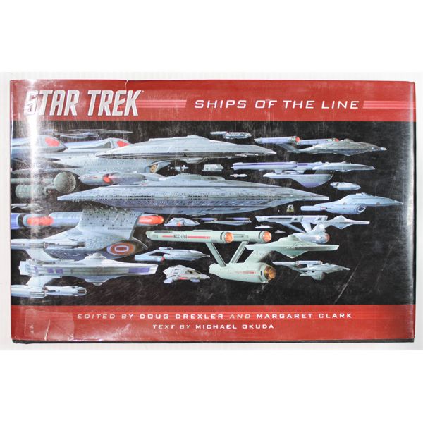 STAR TREK SHIPS OF THE LINE HARDCOVER BOOK