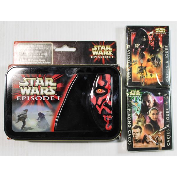 STAR WARS EPISODE 1 LIMITED EDITION PLAYING CARDS