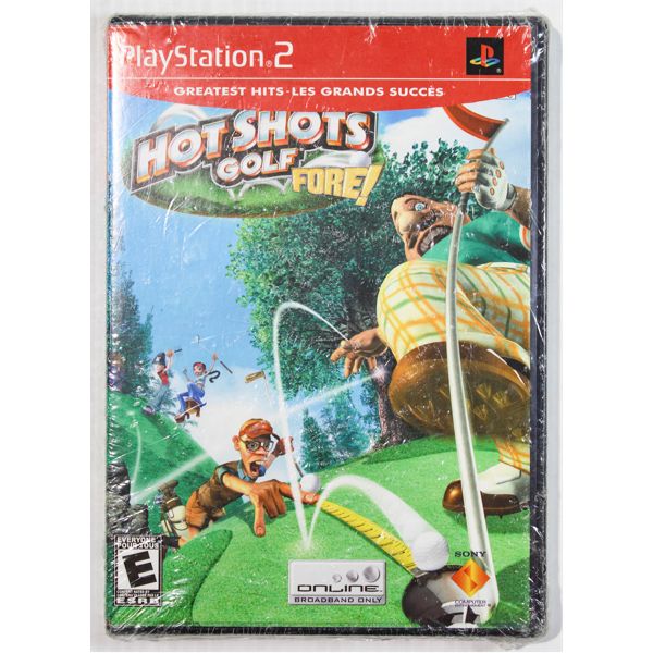 SEALED HOT SHOTS GOLF FORE! PLAYSTATION 2 GAME