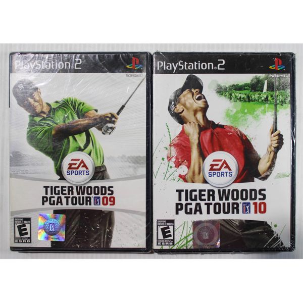 TIGER WOODS PGA TOUR 09 & 10 PLAYSTATION 2 GAMES