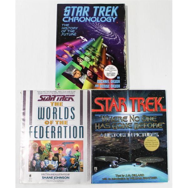 THREE COLLECTIBLE STAR TREK INFORMATION GUIDES