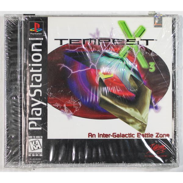 SEALED TEMPEST X3 PLAYSTATION VIDEO GAME