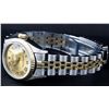 Image 7 : Rolex Ladies 2T Champagne Roman Fluted Wristwatch 26MM