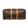 Image 4 : Louis Vuitton Brown Monogram Canvas Leather Keepall 45 Travel Bag