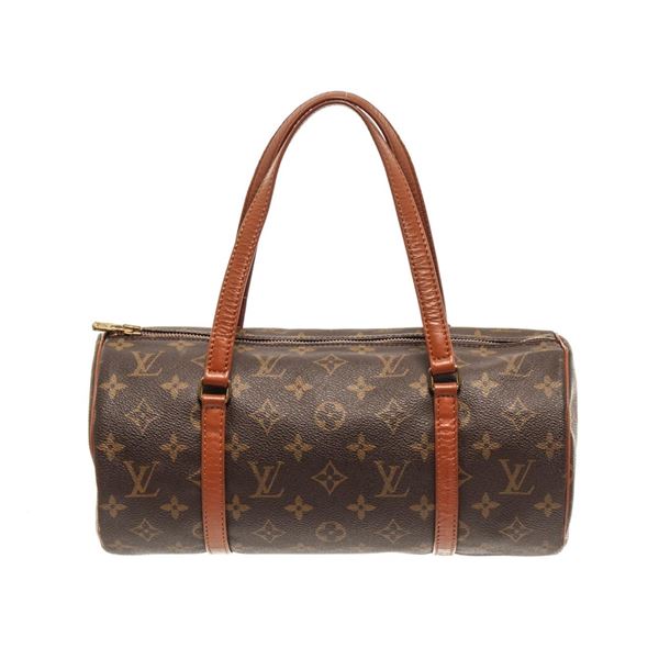 Louis Vuitton Brown Canvas Papillon 30 Shoulder Bag